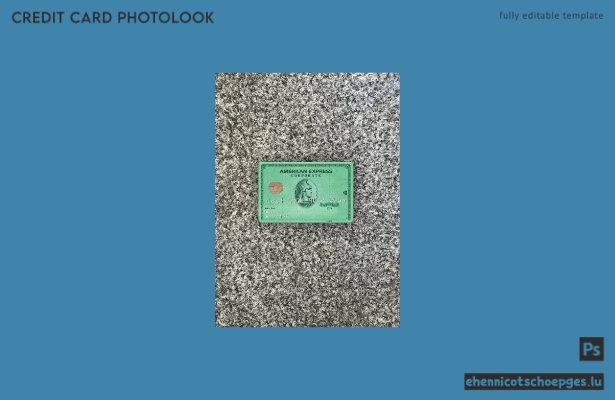 USA Nebraska Five Points Bank AMEX Green Card Foto-Beispielvorschau